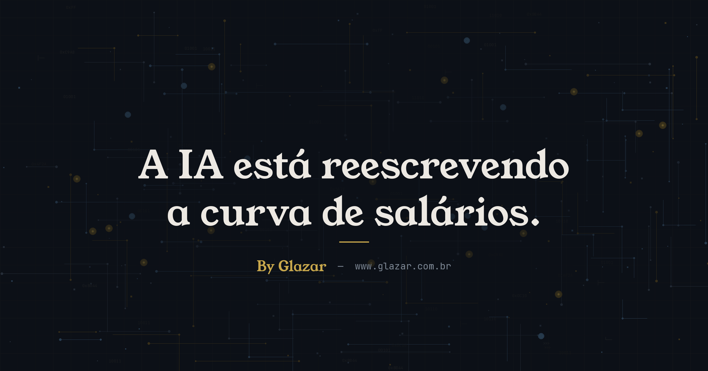 A conta chegou para os cargos especialistas. A IA está reescrevendo a curva de salários.
